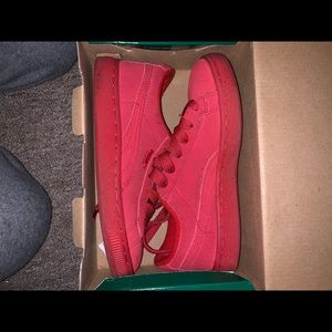 Red Puma Sneakers